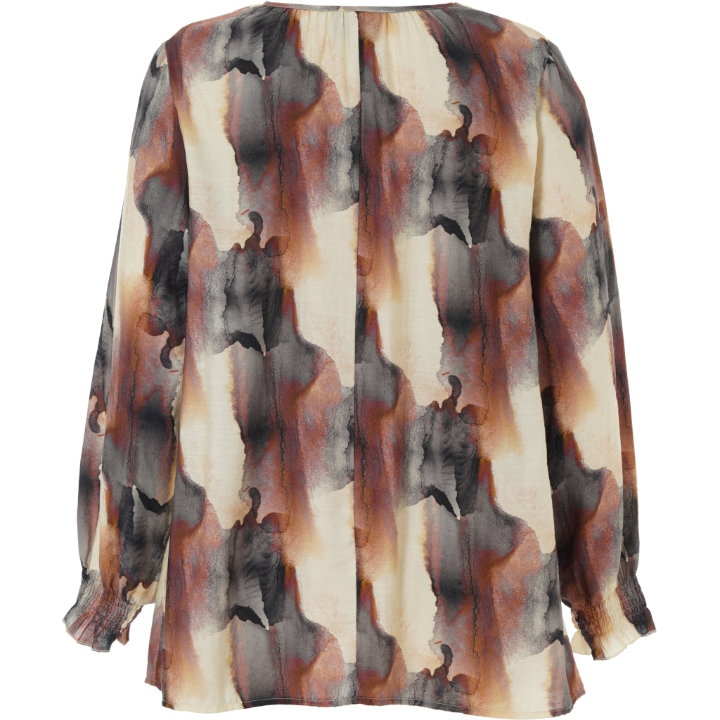 Studio SIngred Blouse Blouse Black offwhite clouds