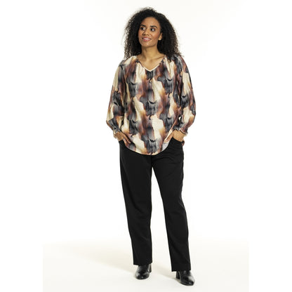 Studio SIngred Blouse Blouse Black offwhite clouds