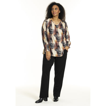 Studio SIngred Blouse Blouse Black offwhite clouds