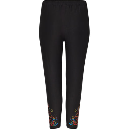 Studio SIrene Leggings Leggings Black with heart print