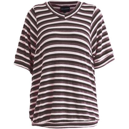 Studio SJessia Blouse Blouse Brown white stripe