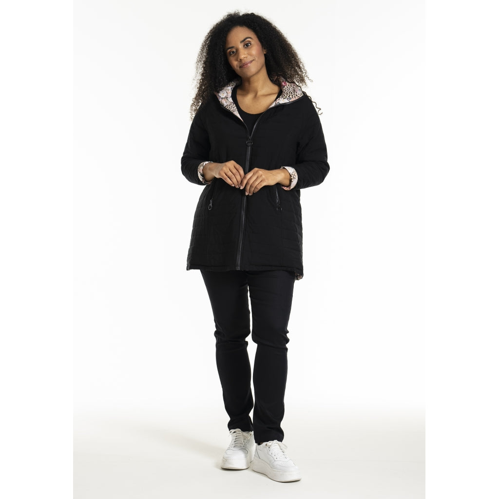 Studio SJessica turn around Jacket Jacket Black/leo flowers