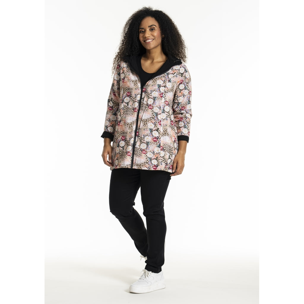 Studio SJessica turn around Jacket Jacket Black/leo flowers