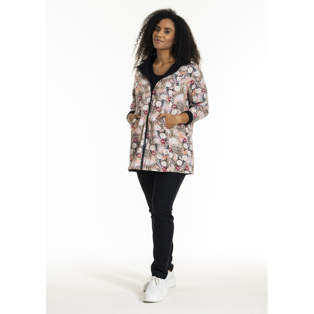 Studio SJessica turn around Jacket Jacket Black/leo flowers