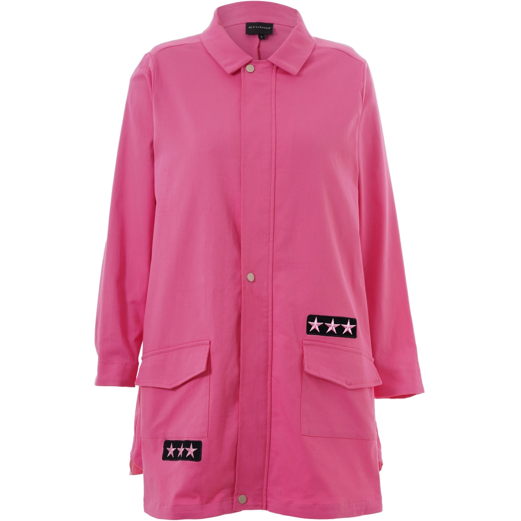 Studio SJessy long worker jacket Jacket Pink