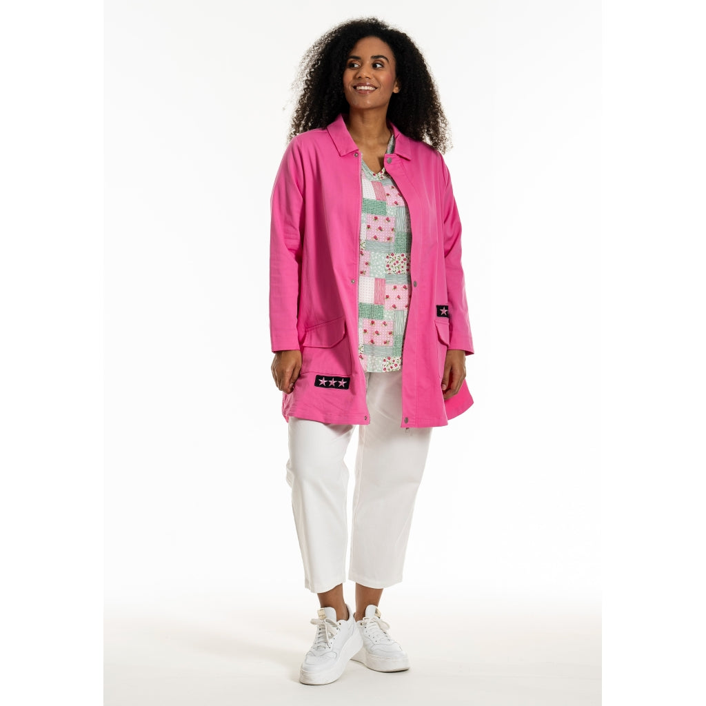 Studio SJessy long worker jacket Jacket Pink