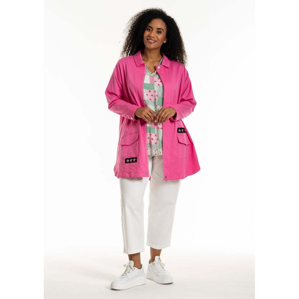 Studio SJessy long worker jacket Jacket Pink