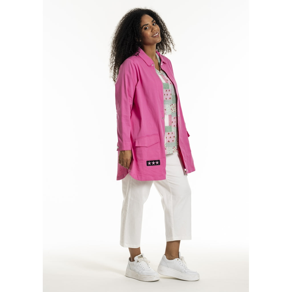 Studio SJessy long worker jacket Jacket Pink