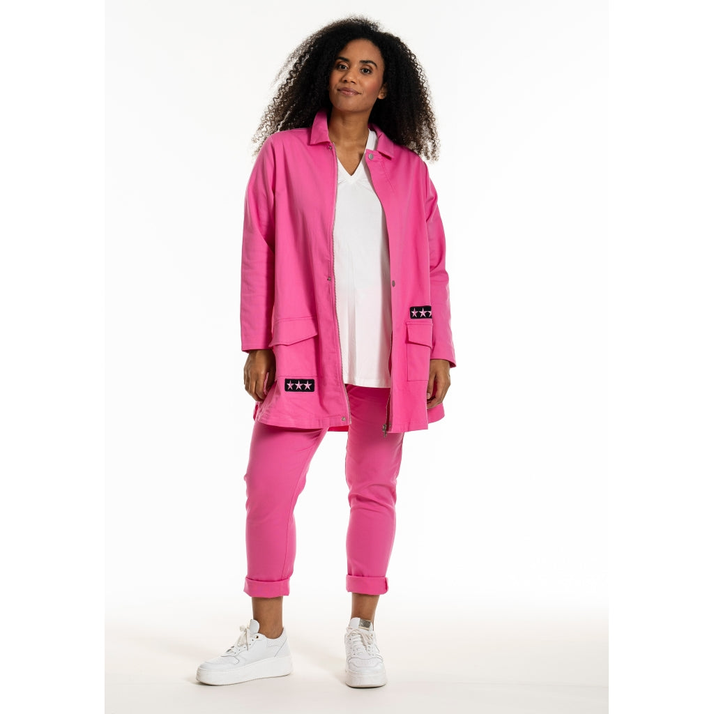 Studio SJessy long worker jacket Jacket Pink