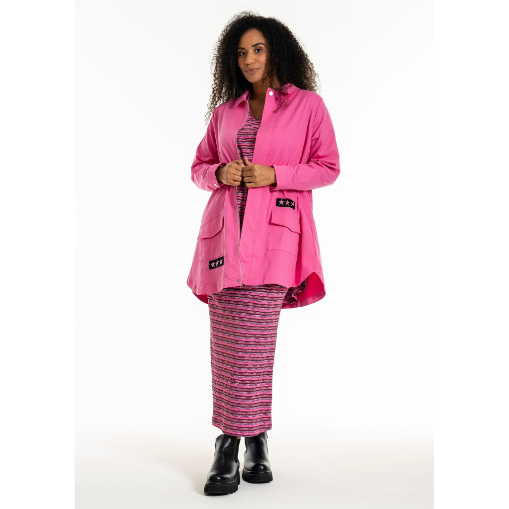 Studio SJessy long worker jacket Jacket Pink