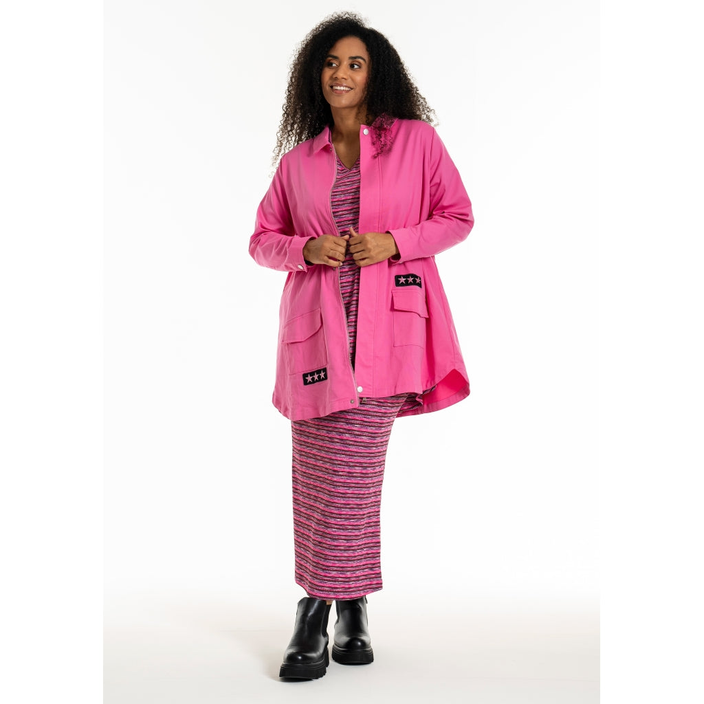 Studio SJessy long worker jacket Jacket Pink