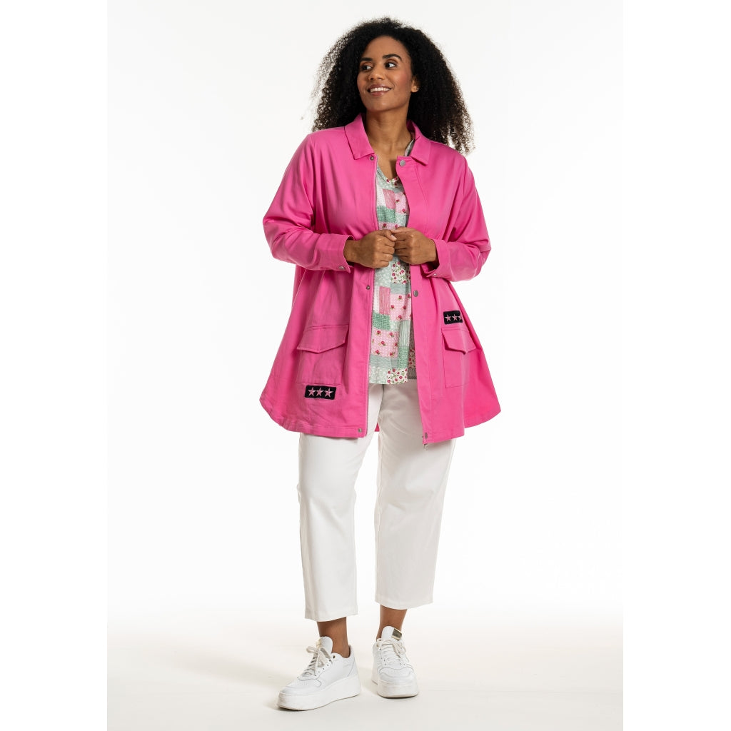 Studio SJessy long worker jacket Jacket Pink