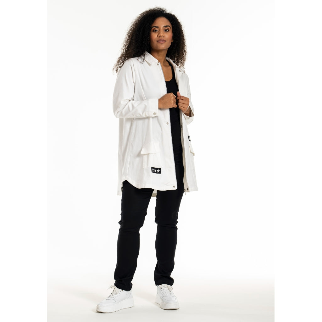 Studio SJessy long worker jacket Jacket White