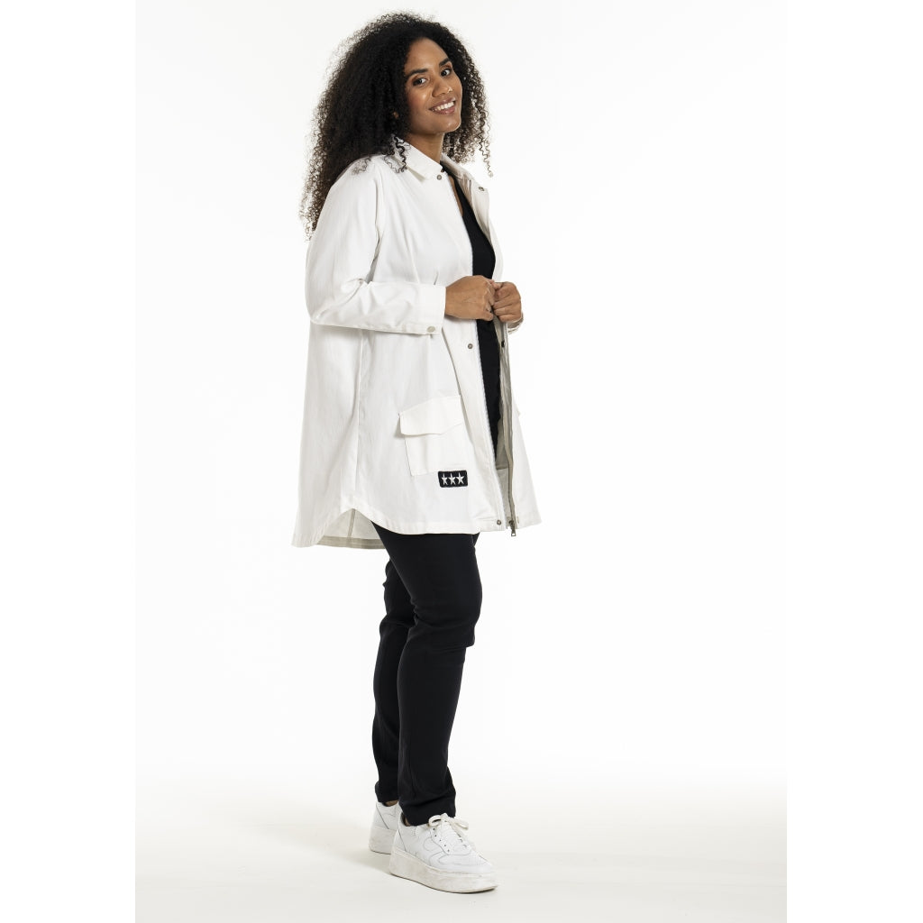 Studio SJessy long worker jacket Jacket White