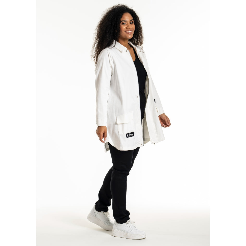 Studio SJessy long worker jacket Jacket White