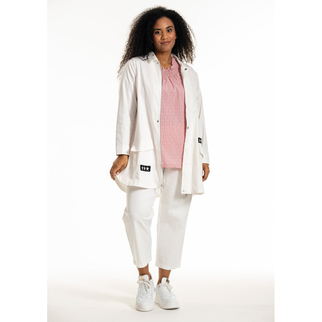 Studio SJessy long worker jacket Jacket White