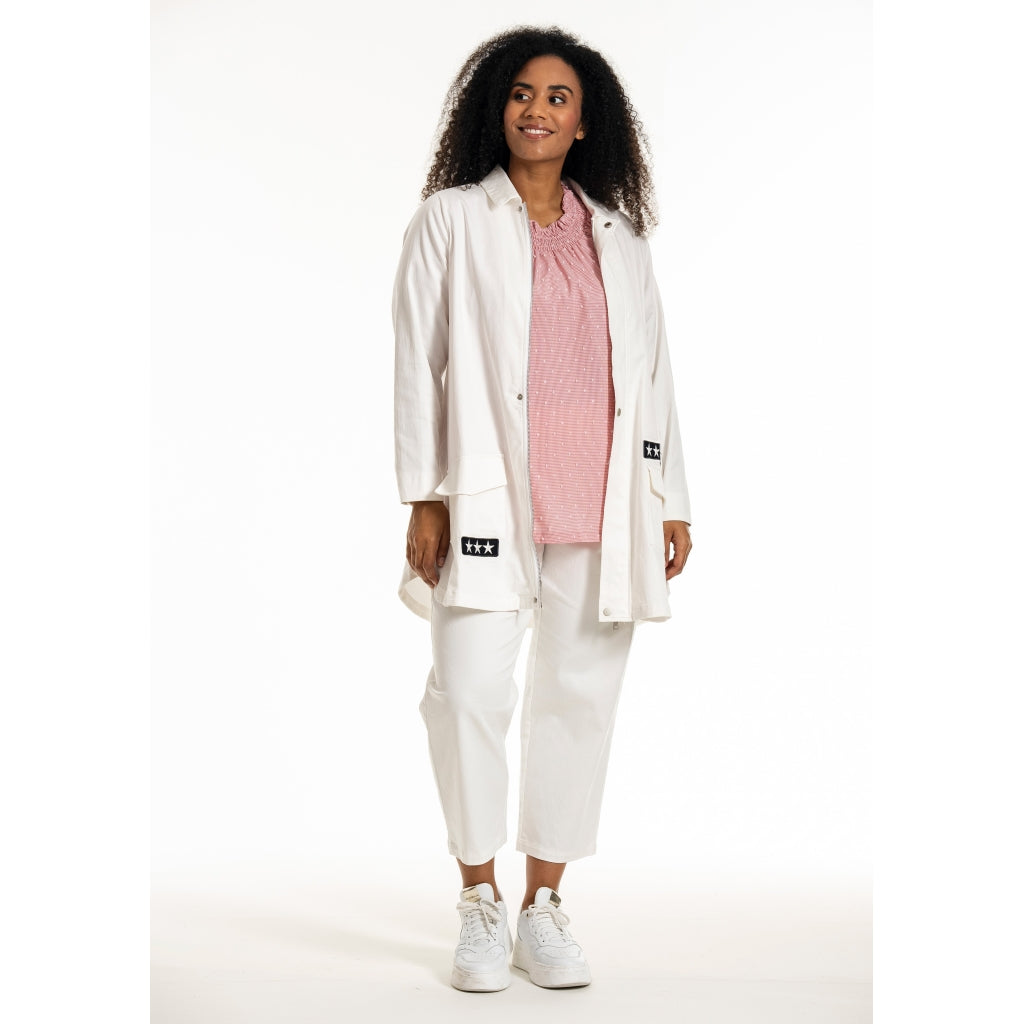 Studio SJessy long worker jacket Jacket White