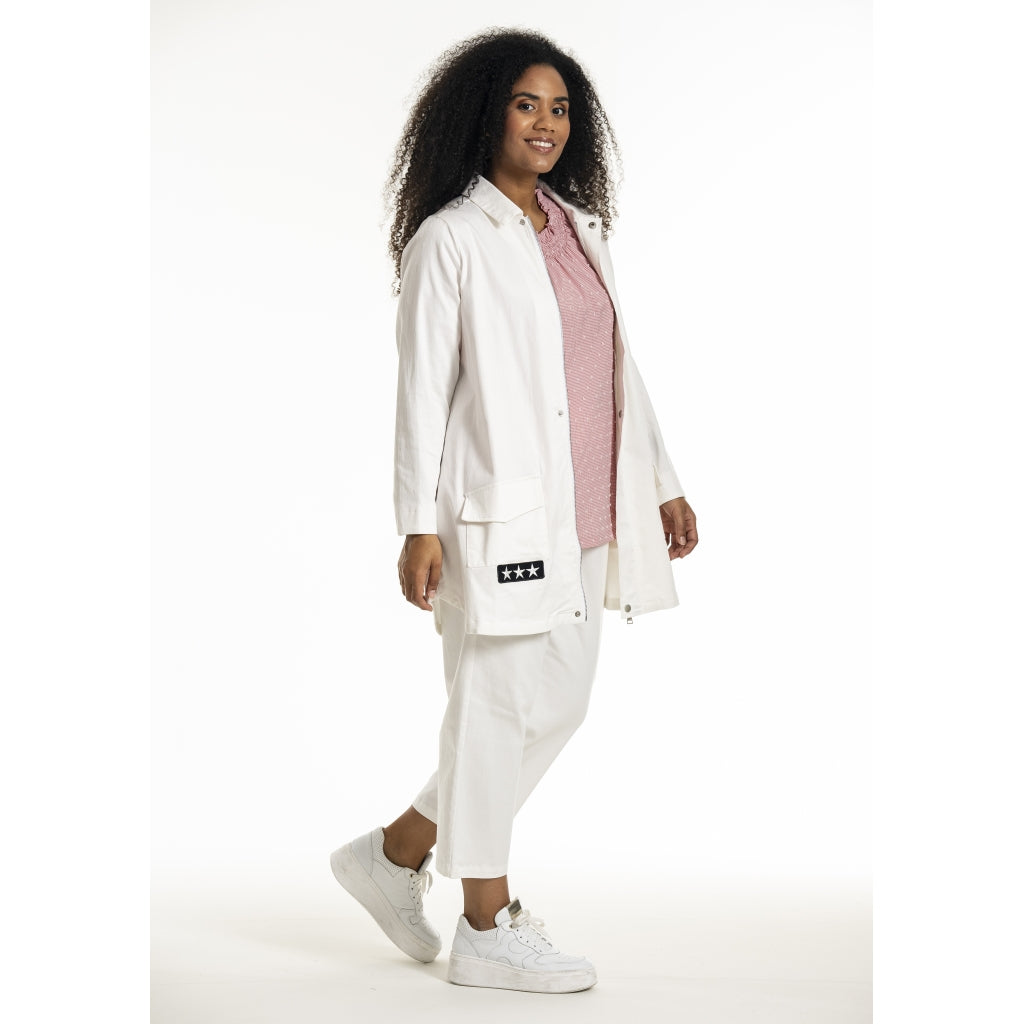 Studio SJessy long worker jacket Jacket White