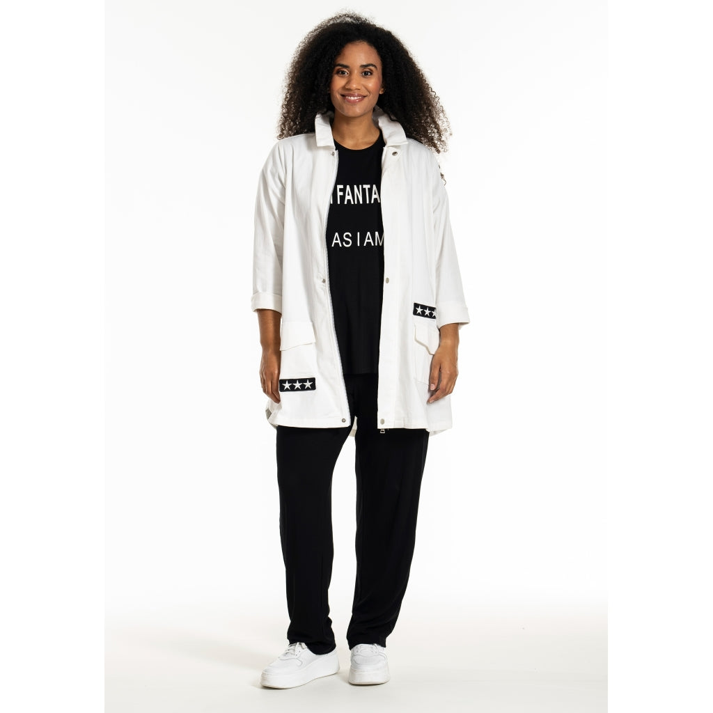 Studio SJessy long worker jacket Jacket White