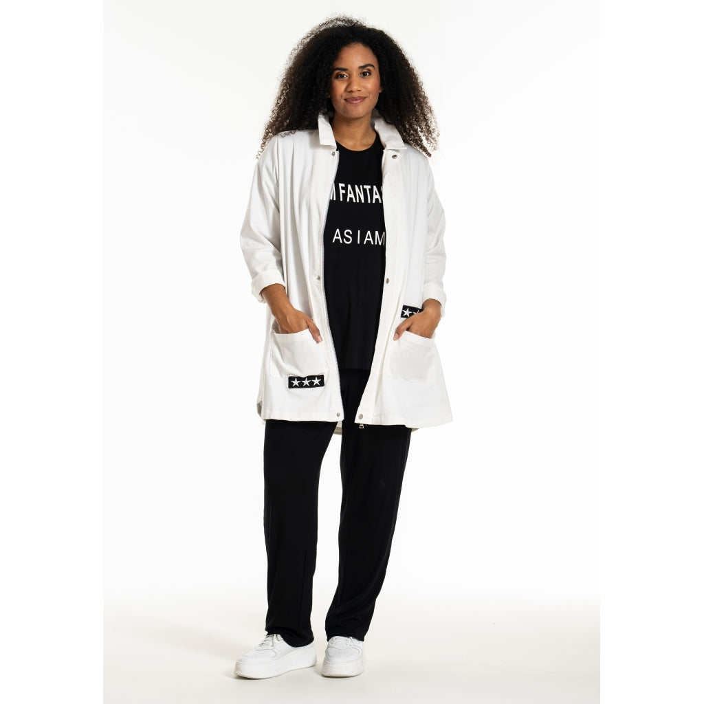 Studio SJessy long worker jacket Jacket White