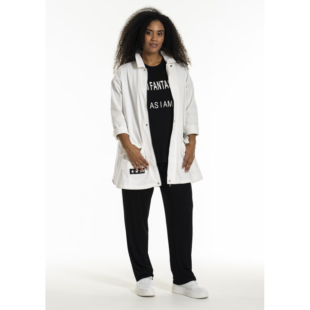 Studio SJessy long worker jacket Jacket White