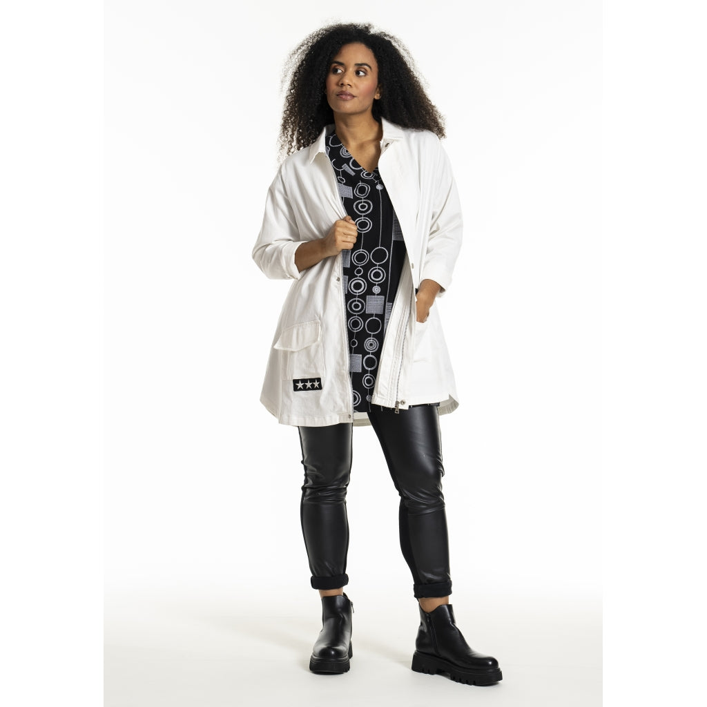 Studio SJessy long worker jacket Jacket White