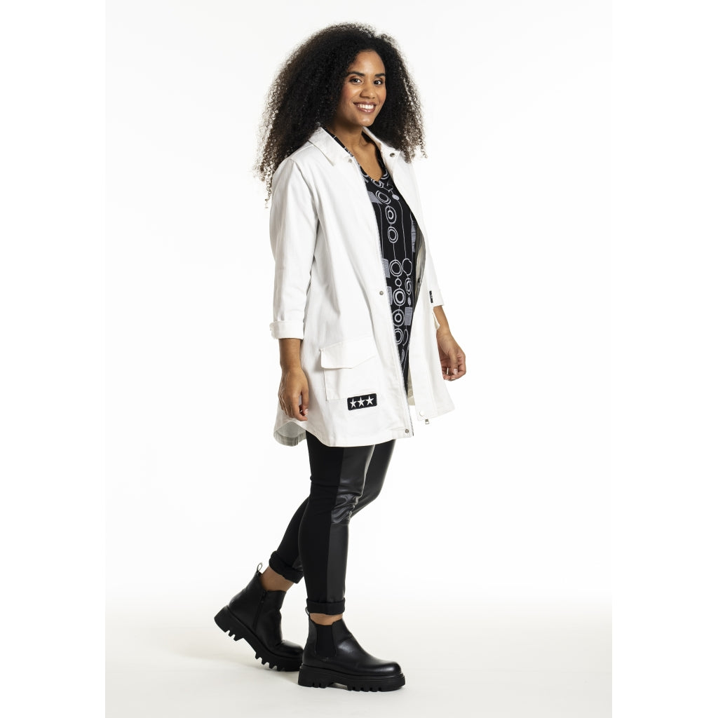 Studio SJessy long worker jacket Jacket White