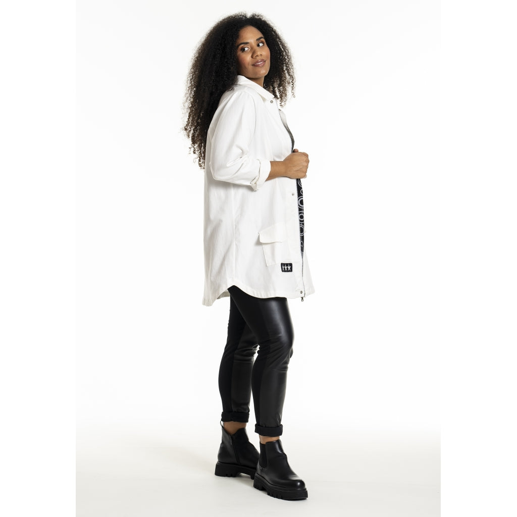 Studio SJessy long worker jacket Jacket White