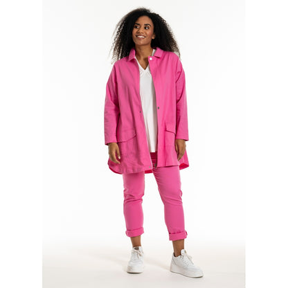 Studio SJessy long worker jacket without in broidery Jacket Pink