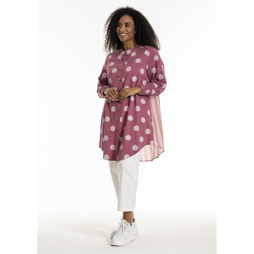 Studio SJuliana Shirt Shirt Old rose with flowers