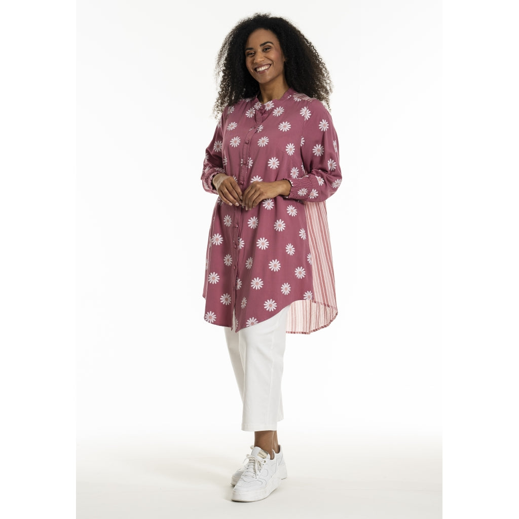 Studio SJuliana Shirt Shirt Old rose with flowers