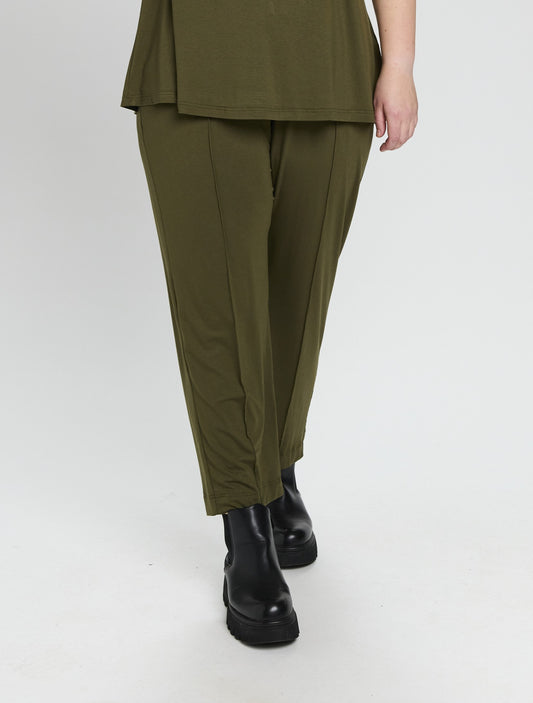 Studio SKarla 7/8 Trousers Trousers Army