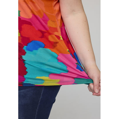Studio SKathy Top Top Multi color print