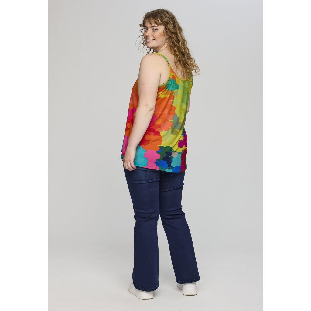 Studio SKathy Top Top Multi color print