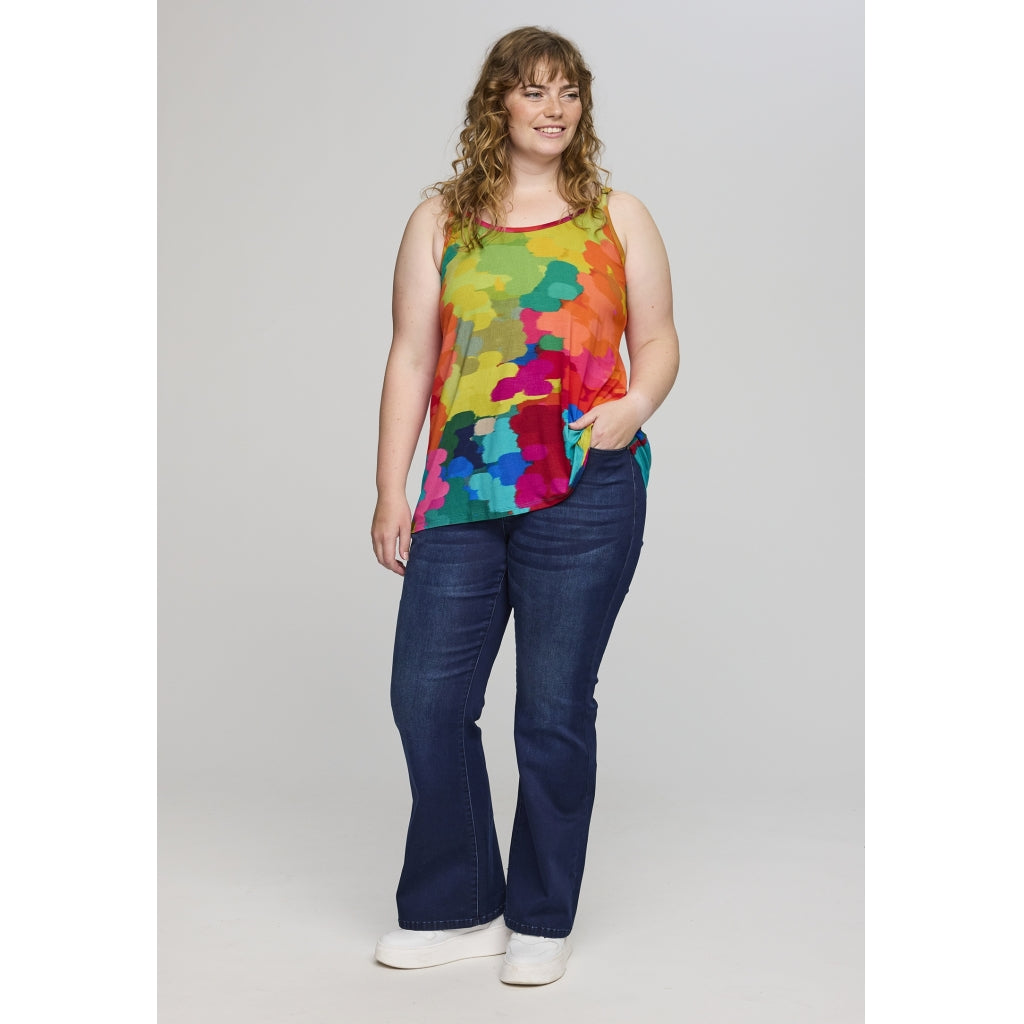 Studio SKathy Top Top Multi color print