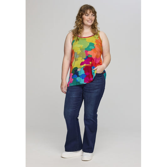 Studio SKathy Top Top Multi color print