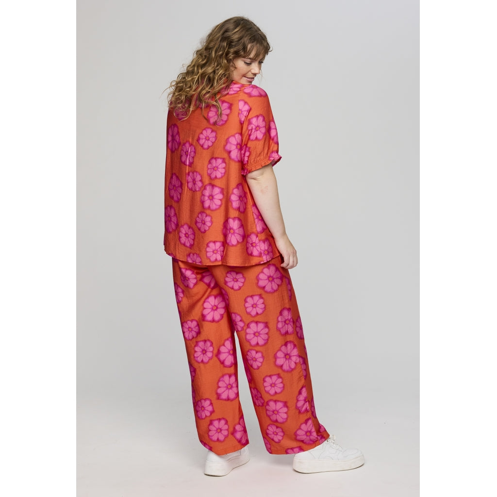 Studio SKerry Blouse Blouse Orange with pink