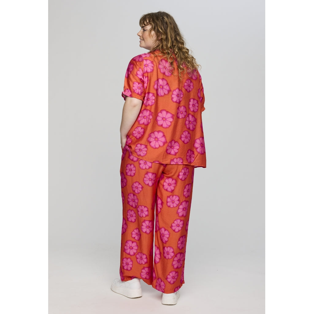 Studio SKerry Blouse Blouse Orange with pink