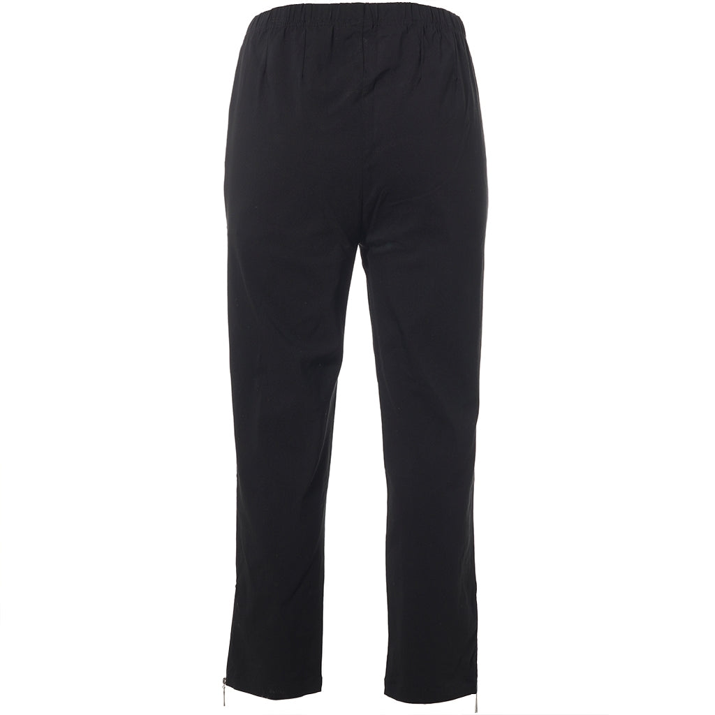 Studio SLena pants with zipper 7/8 Pant Black
