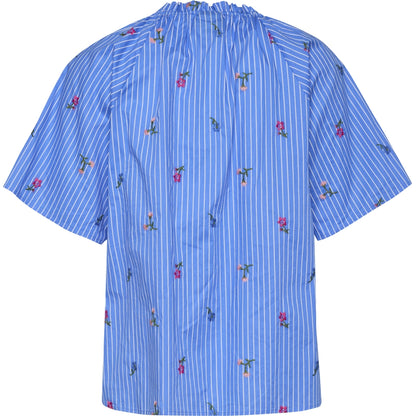 Studio SLeni Blouse Blouse Blue/White stripe