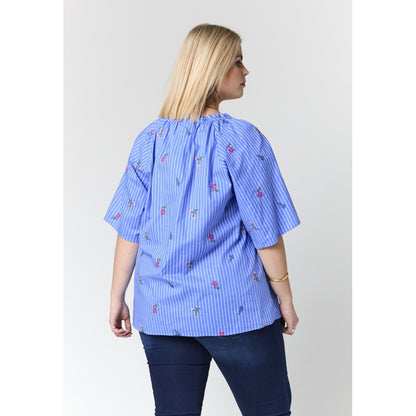 Studio SLeni Blouse Blouse Blue/White stripe