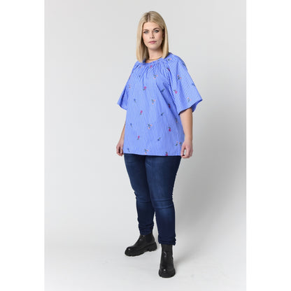 Studio SLeni Blouse Blouse Blue/White stripe