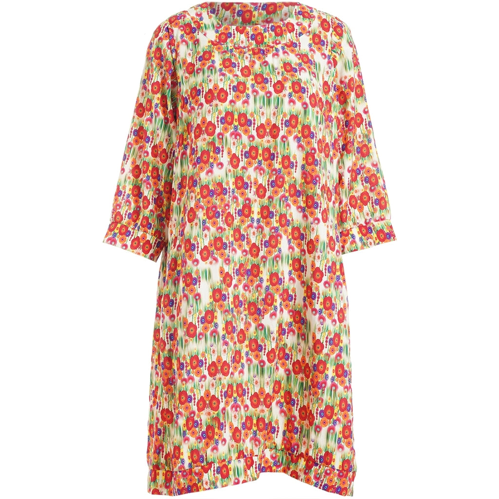Studio SLonetta Dress with pockets Dress Red flower print