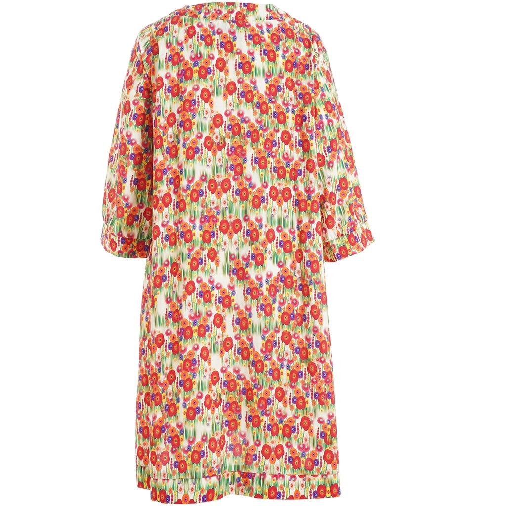 Studio SLonetta Dress with pockets Dress Red flower print