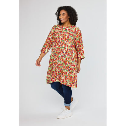 Studio SLonetta Dress with pockets Dress Red flower print