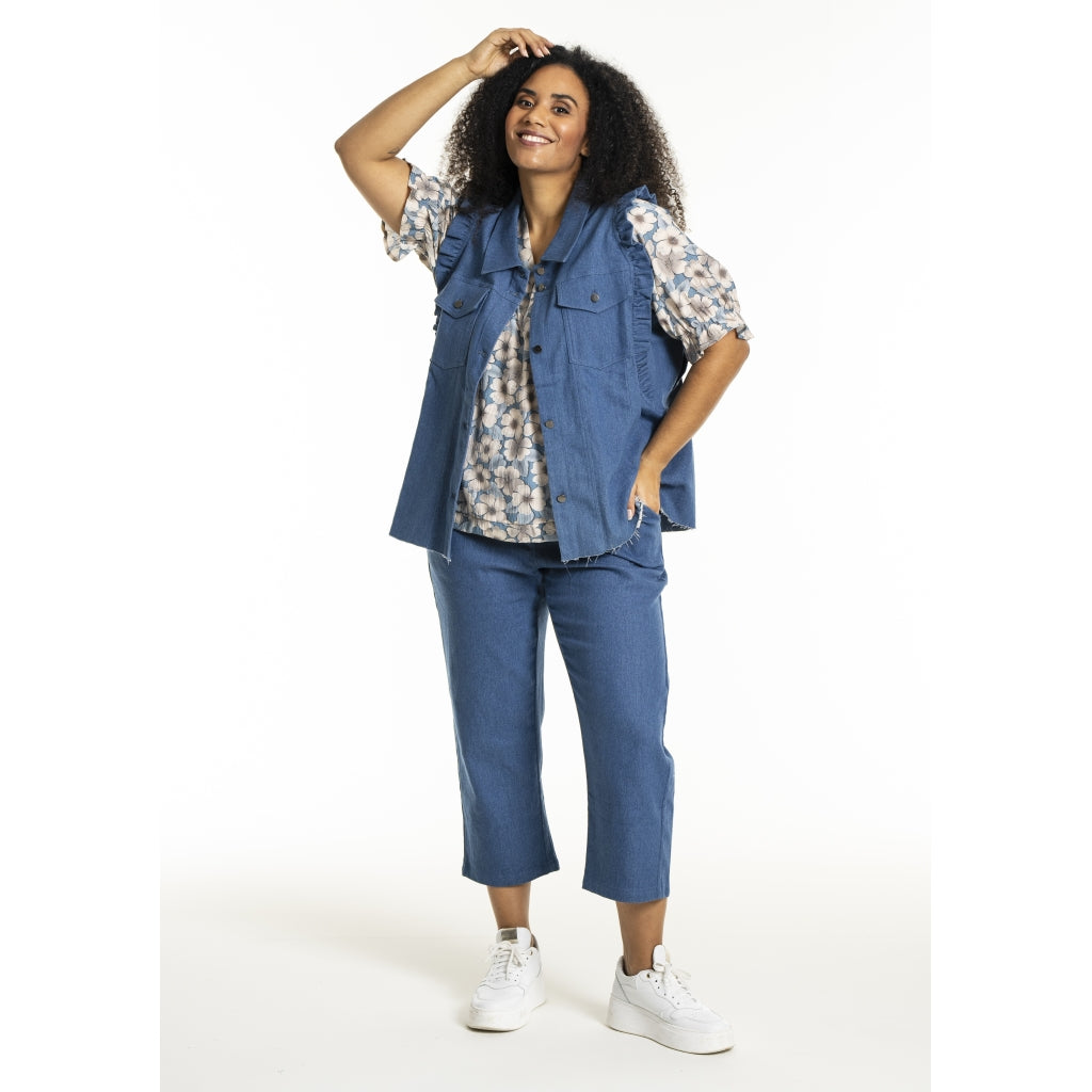 Studio SLucy Jeans vest Vest Light Blue Denim