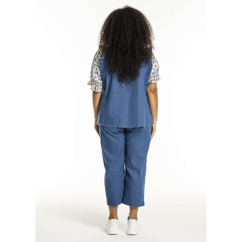 Studio SLucy Jeans vest Vest Light Blue Denim
