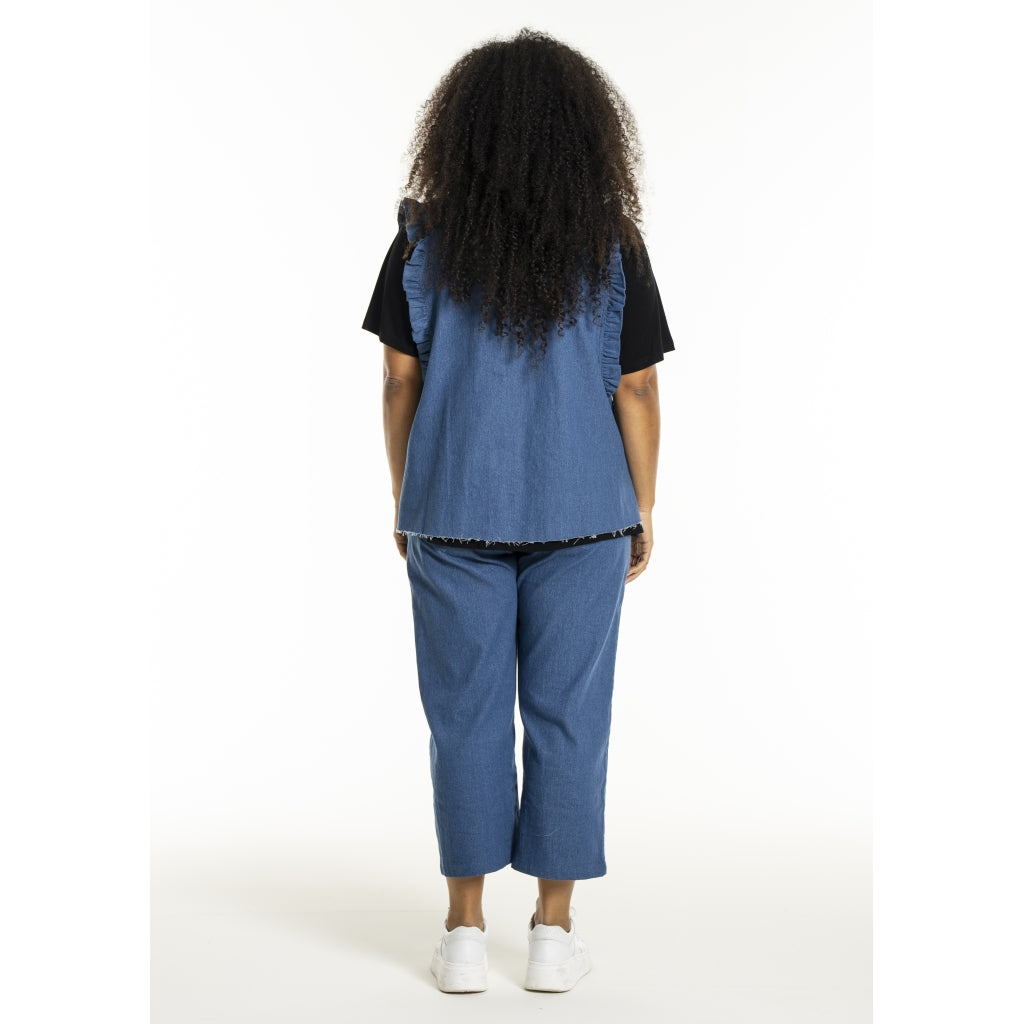 Studio SLucy Jeans vest Vest Light Blue Denim