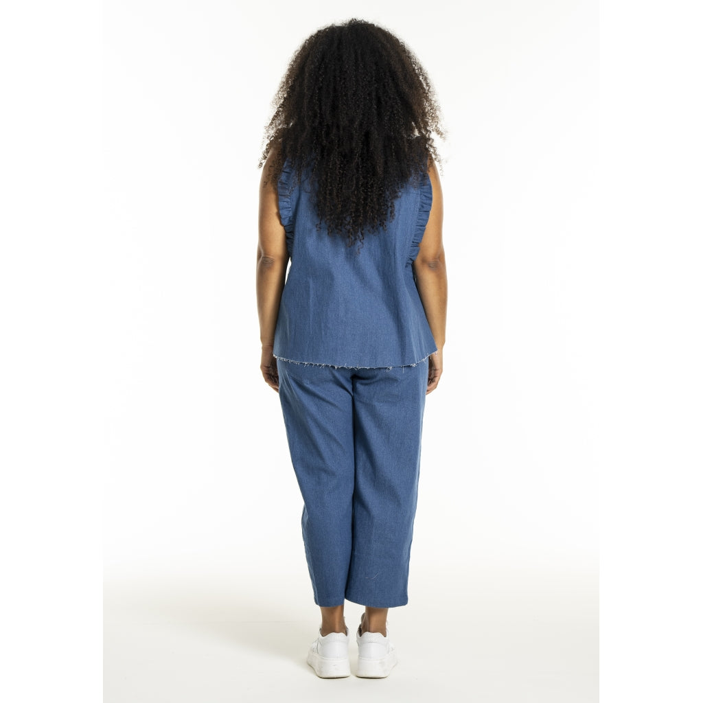 Studio SLucy Jeans vest Vest Light Blue Denim