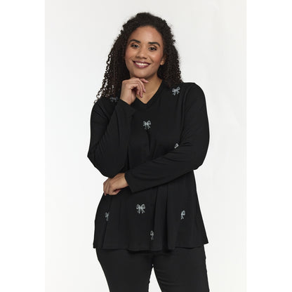 Studio SMella Blouse Blouse Black with white